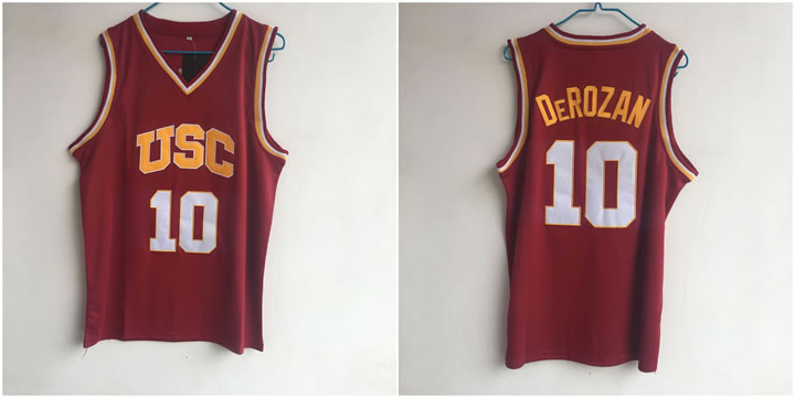 USC Trojans 10 DeMar DeRozan Red College Basketball Jersey,We sell and wholesale USC Trojans 10 DeMar DeRozan Red College Basketball Jersey on line form chian!